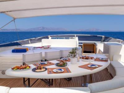 Athens Gold Yachting - Efmaria interior exterior table
