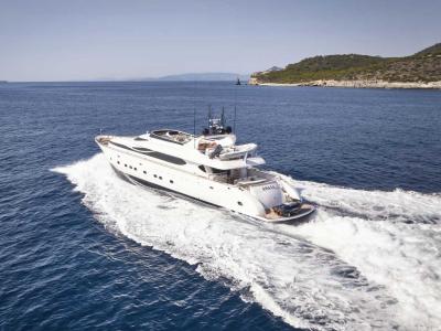 Athens Gold Yachting - Motor Yacht Anasa Aerial