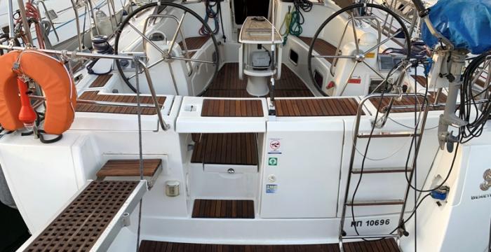 Athens Gold Yachting - Armonia - Beneteau Oceanis 46 rear